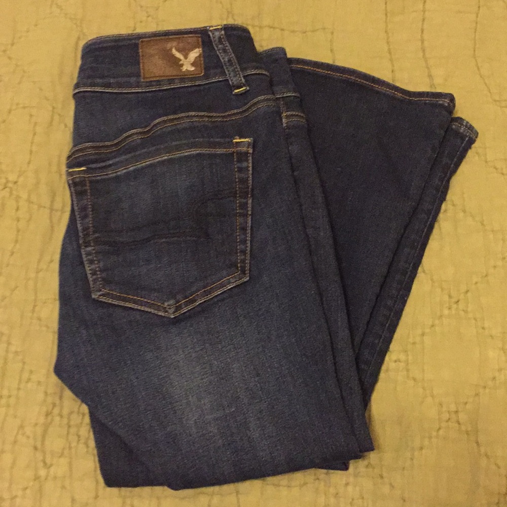 American Eagle Dark Wash Artist Flare Jeans