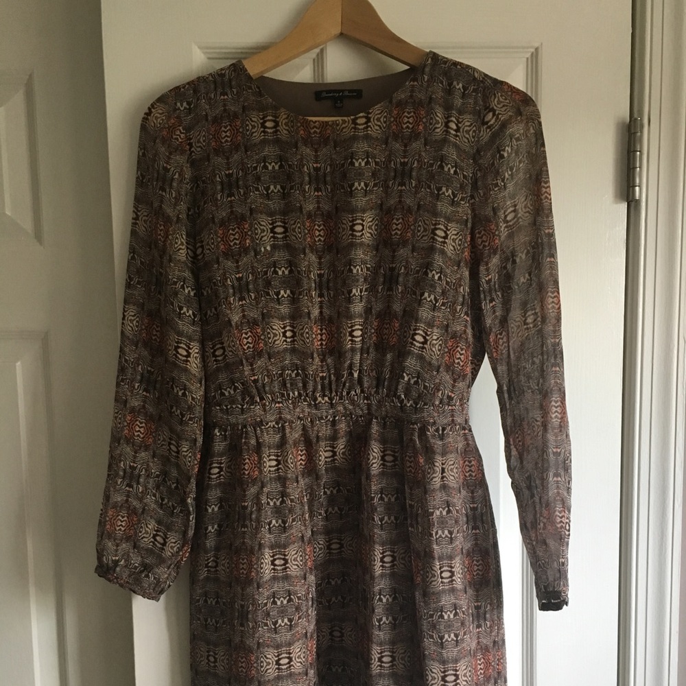 Madewell Silk Melody Dress on Swirl Print