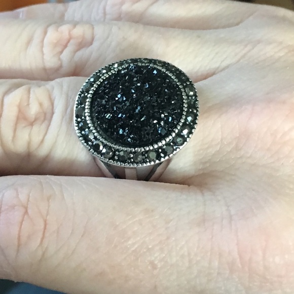 New Black Crystal Ring - Picture 4 of 4