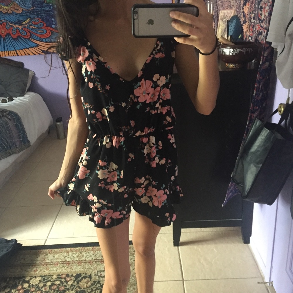 Urban Outfitters Floral Romper