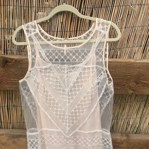 Free People Two Part white dress