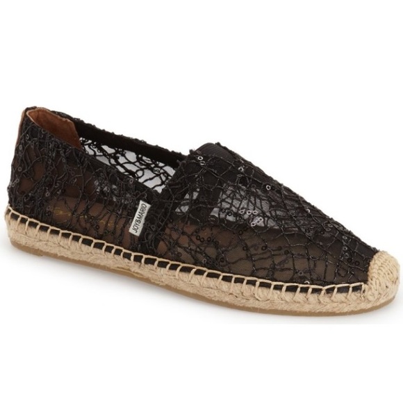 Anthropologie Shoes - NWT Joy&Mario black sequin mesh loafers