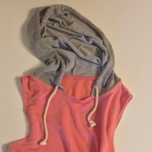 Cut off hoodie
