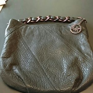 Black Leather Michael Kors Purse