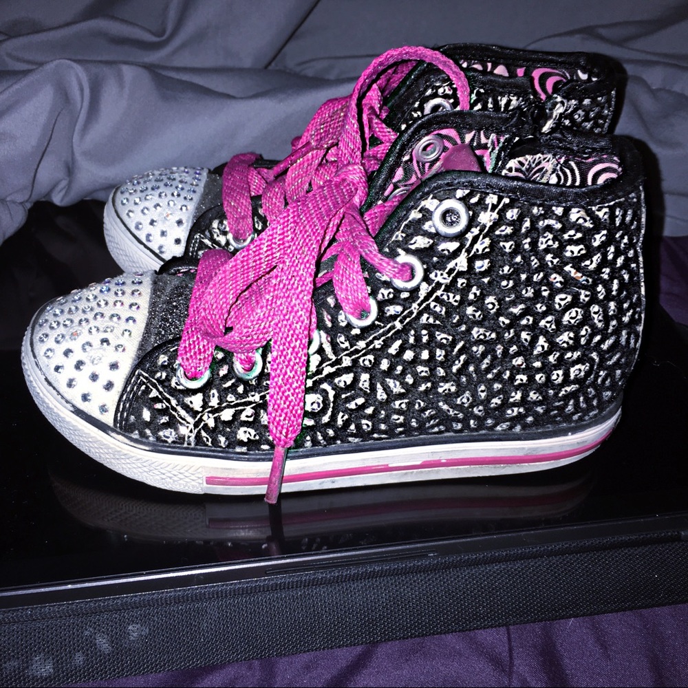 Skechers Twinkle Toes Size 11 Hi-Top Sneakers