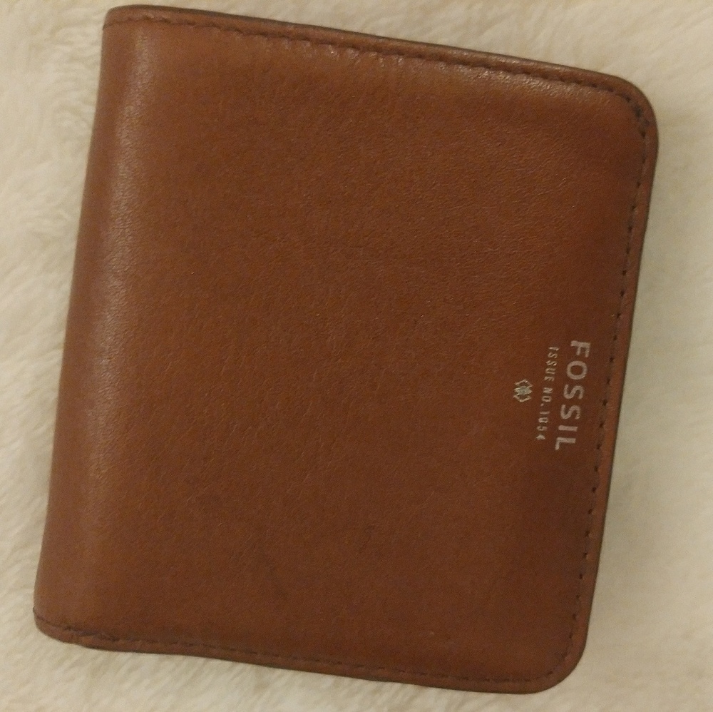 Small brown fossil wallet