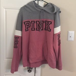 Pink hoodie size L