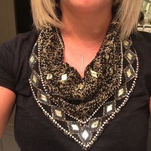 Beaded Scarf Necklace