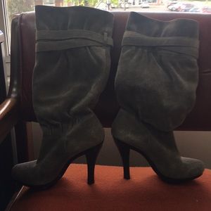 Michael Kors grey suede boots