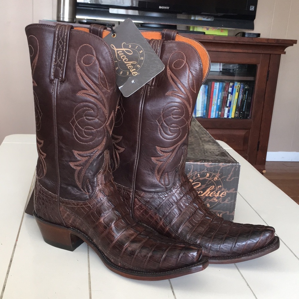 Lucchese cowgirl boots. NWT