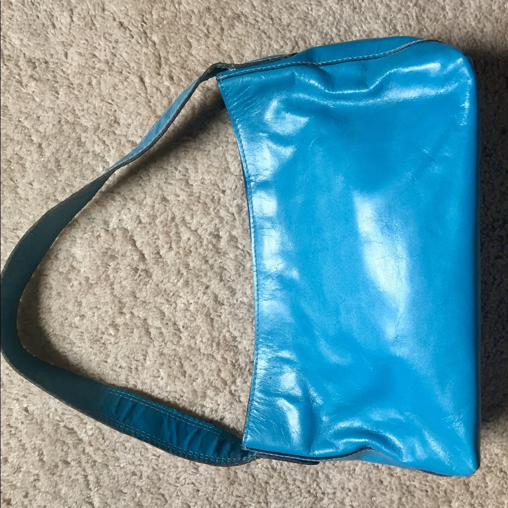 Turquoise Leather Purse
