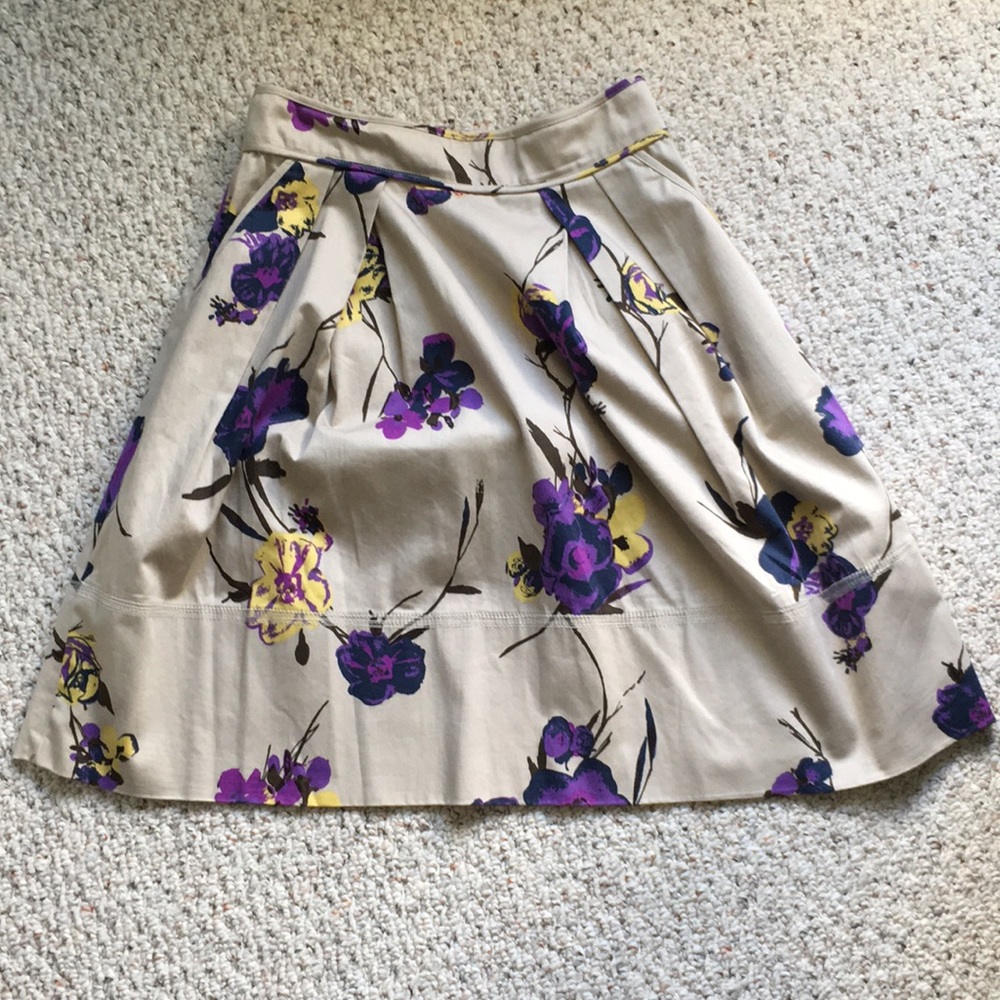 BB Dakota a-line floral skirt