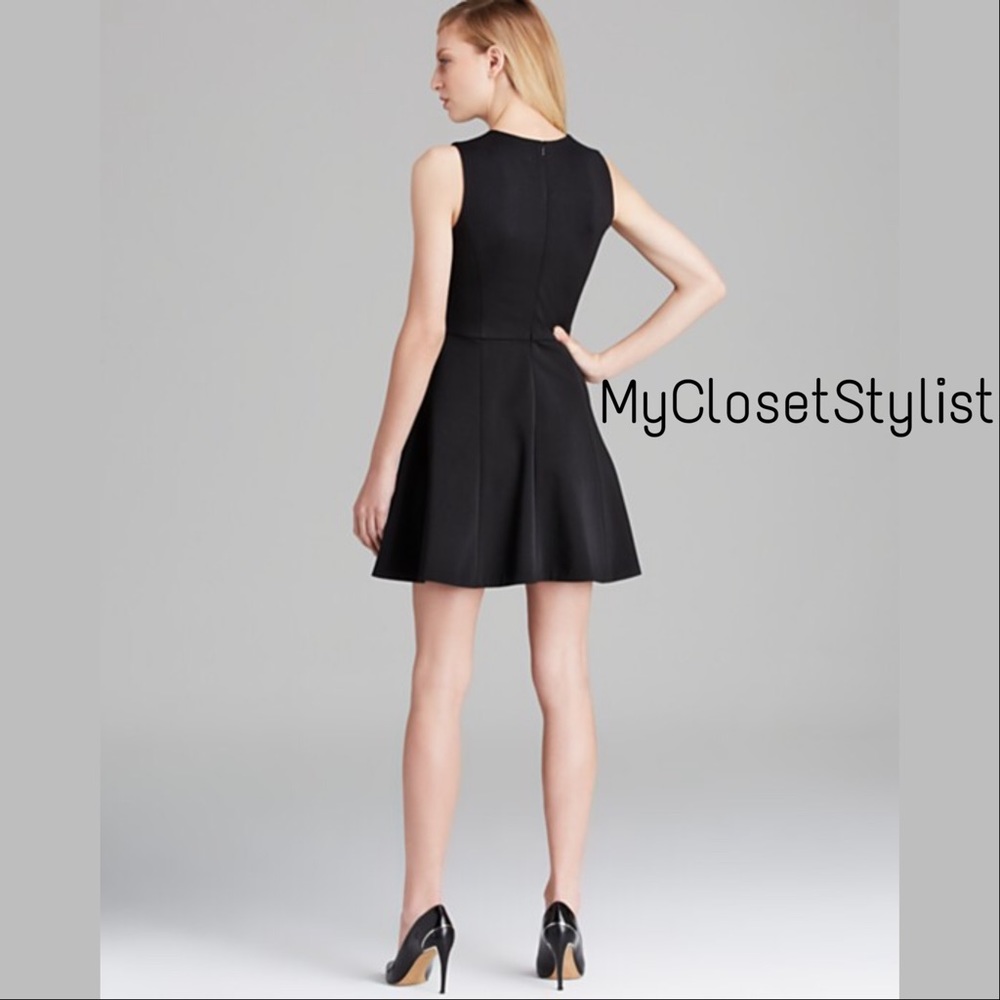NEW THEORY Little Black Party Dress ITALY! NWT $400 4 XS Cocktail LBD with Tag - Picture 2 of 2