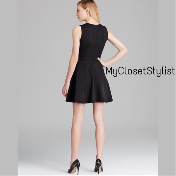 NEW THEORY Little Black Party Dress ITALY! NWT $400 4 XS Cocktail LBD with Tag - Picture 2 of 2