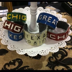 License plate cuff Bracelet