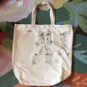 J. Crew canvas tote