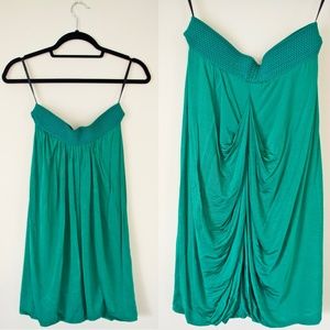 Strapless Green Bubble Dress