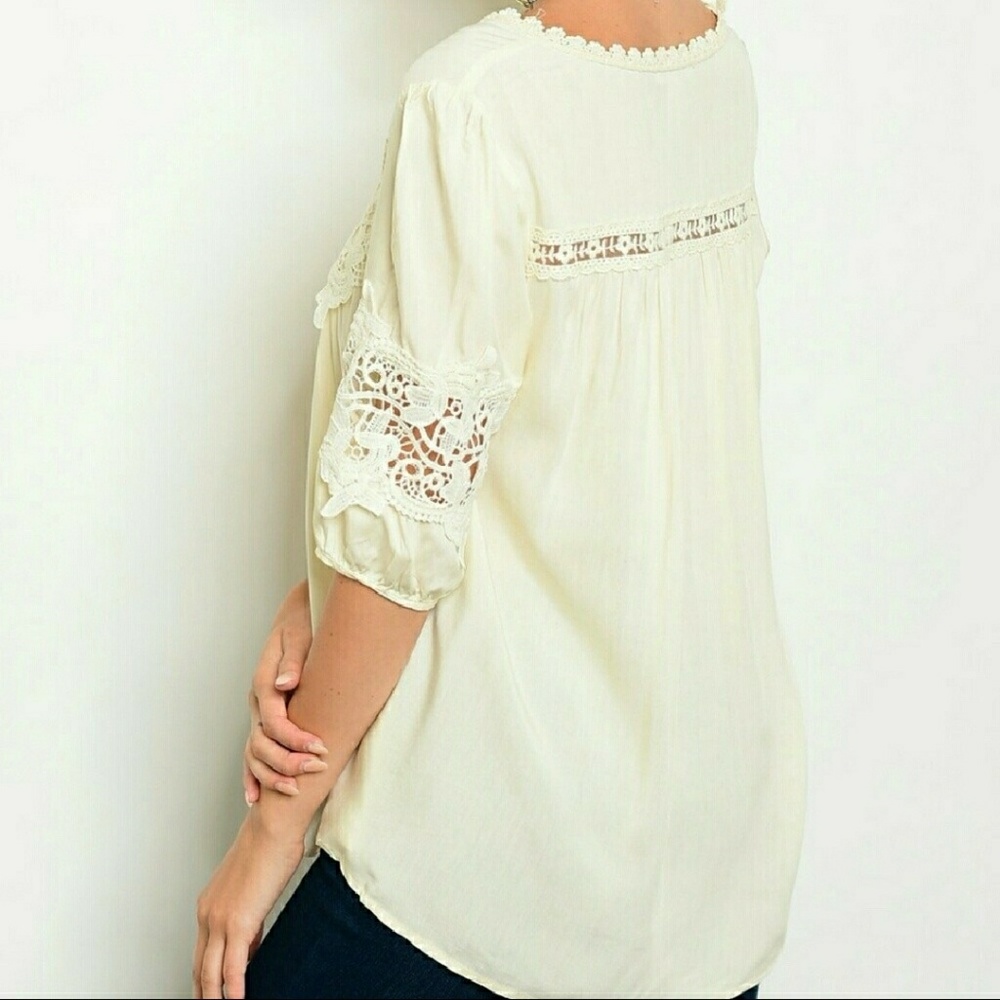 Lace Detail Top - Picture 2 of 2