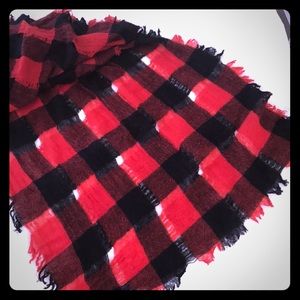 Madewell buffalo plaid scarf