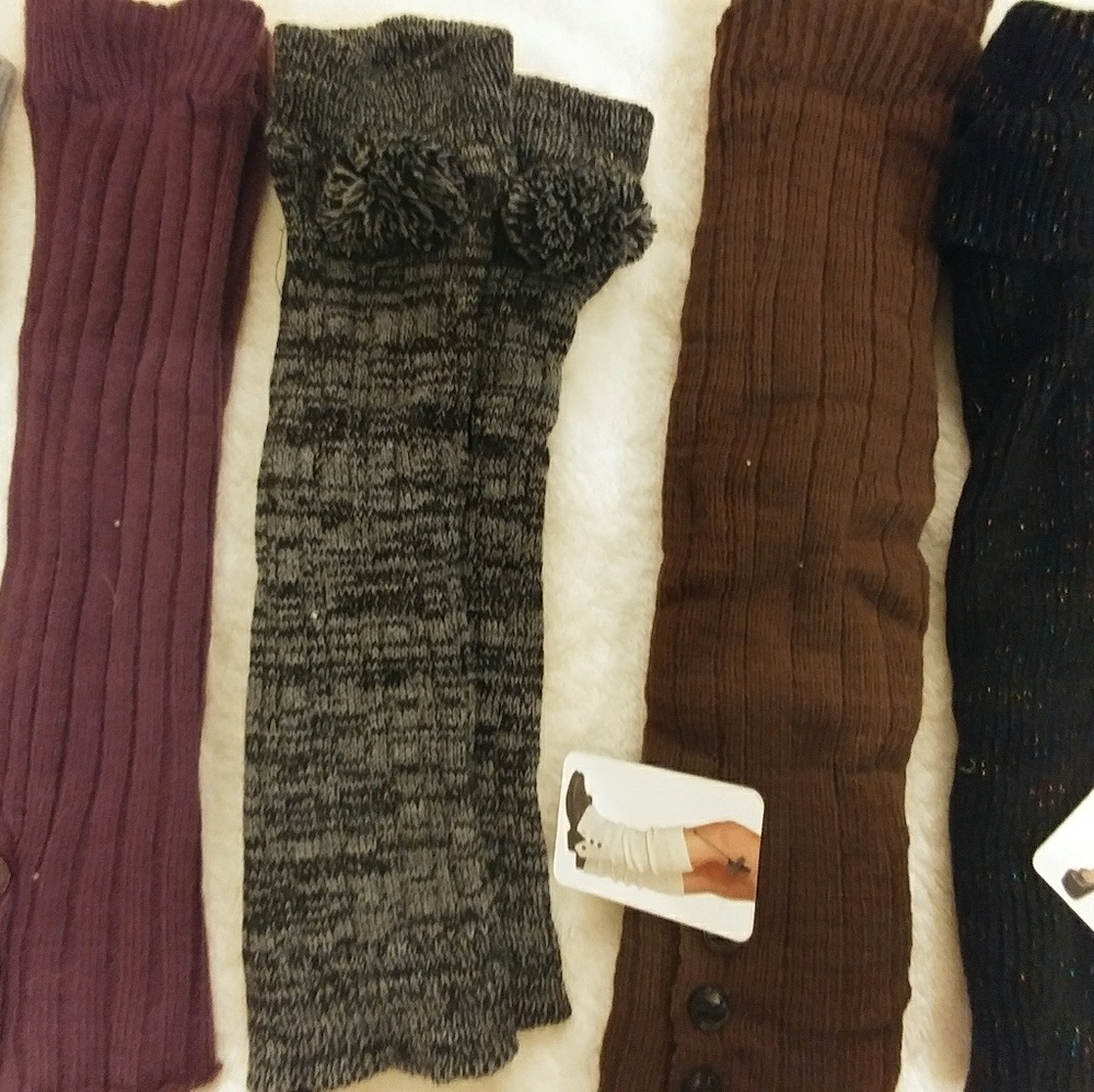 Lot of leg warmers