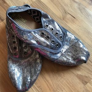 TOMS Silver Sequence  sneakers
