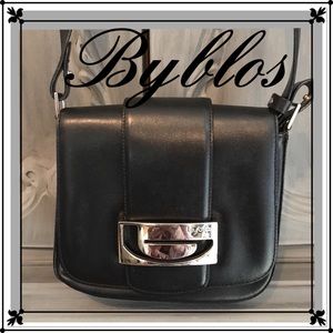 Byblos made in Italy Faux leather saddle bag