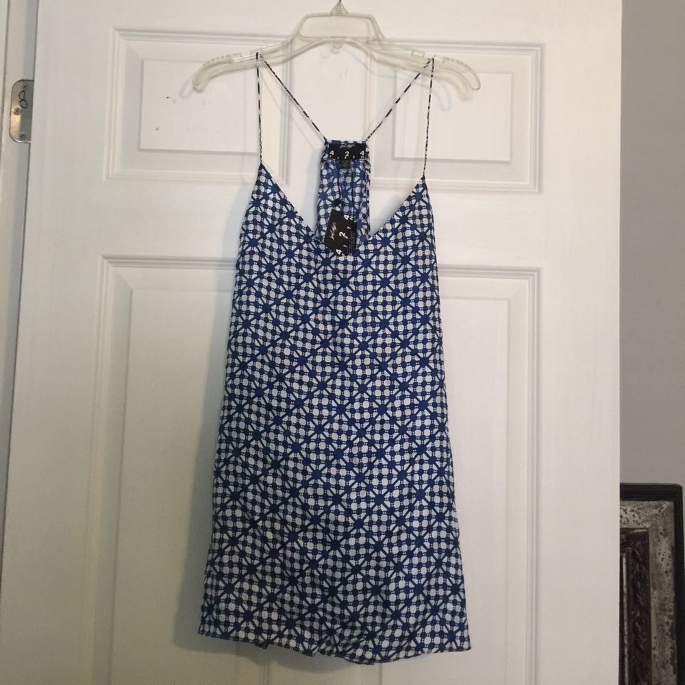 100% silk Lord and Taylor racerback tank top