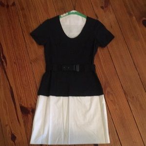 Navy & white Theory Dress