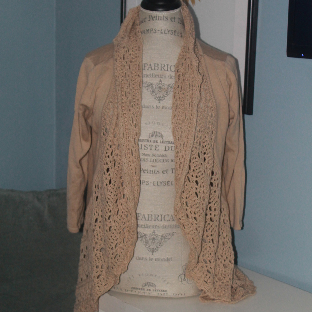 Grace Elements Tan Cardigan