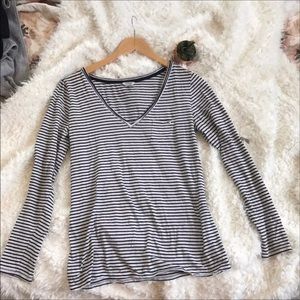 GUESS Striped Long Sleeve Top