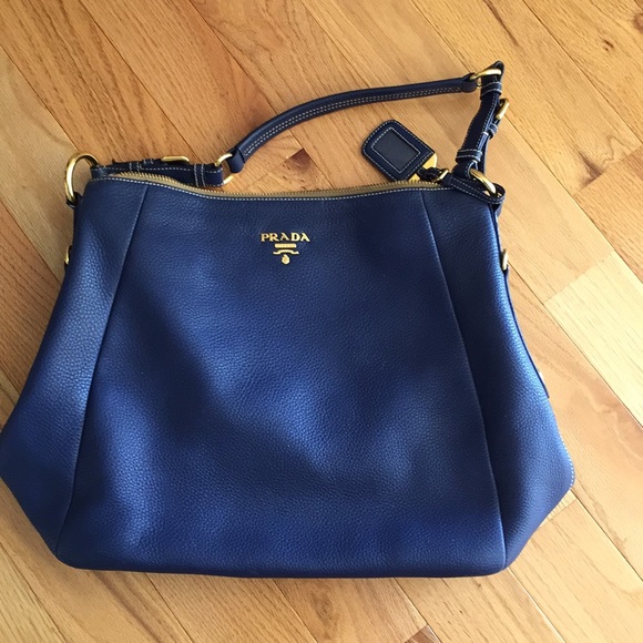Prada blue handbag - Picture 1 of 5