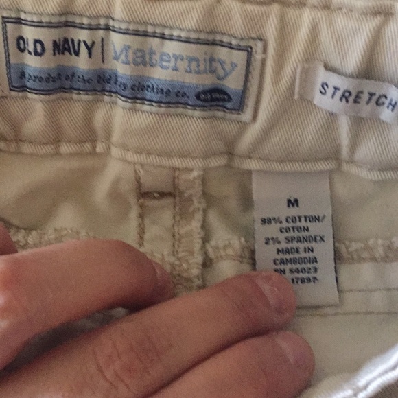 Maternity stretch khakis - Picture 2 of 2