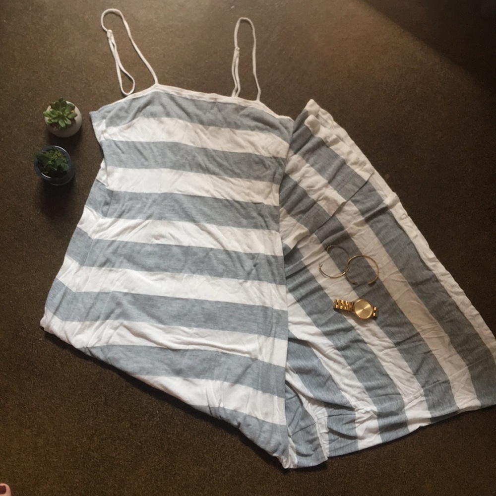 Striped maxi dress