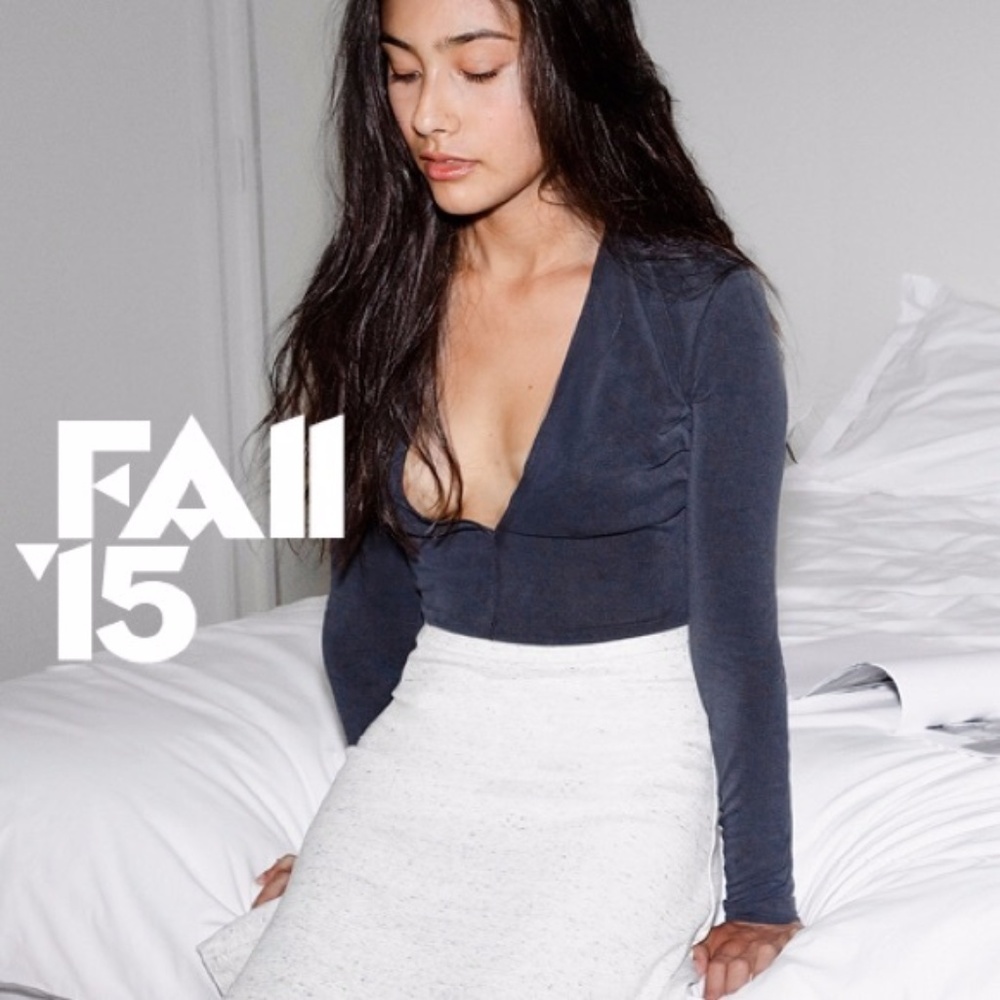 American Apparel Brushed jersey venture top