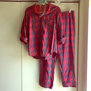 VS Plaid PJ Set