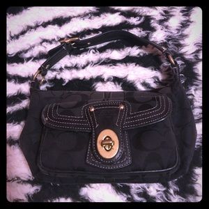 Small Black Coach Handbag