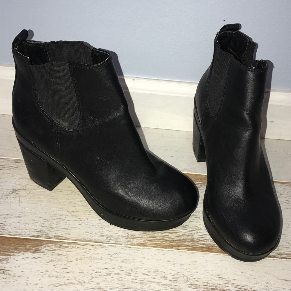 Black ASOS booties