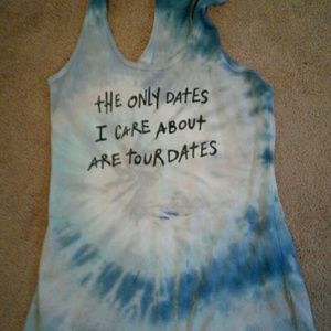 Tye dye alternative tank top