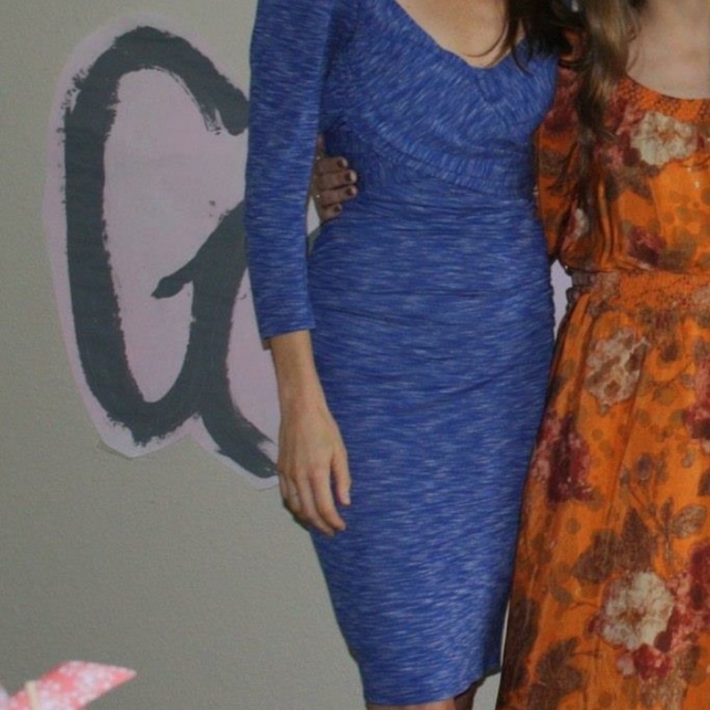 Anthropologie by Plenty Dress Blue