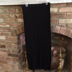 Long black skirt