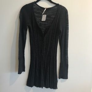 Free People Henley Navy Blue XS NTW