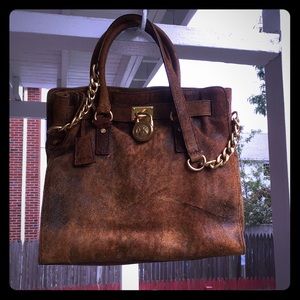 Michael Kors Suede Tote