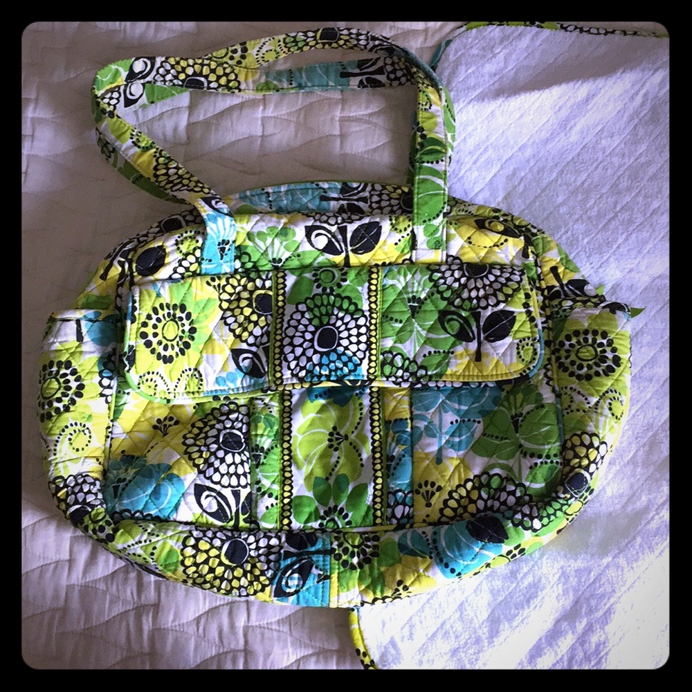 Vera Bradley Diaper Bag & Pad Multi Pockets/Zipper