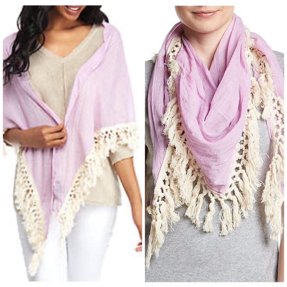New Steve Madden oversized wrap scarf-triangle