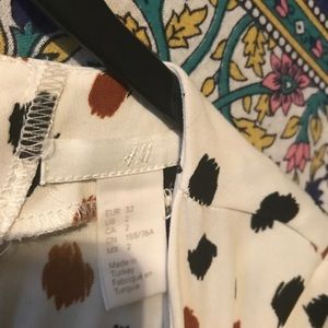 H&M size 2 poke a dot dress.