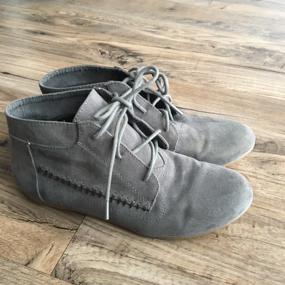 Grey booties