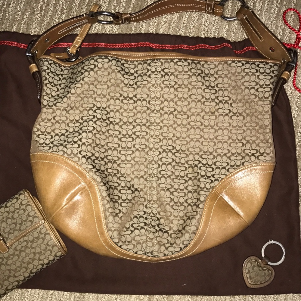 Signature Coach Bag, Wallet, & Keychain
