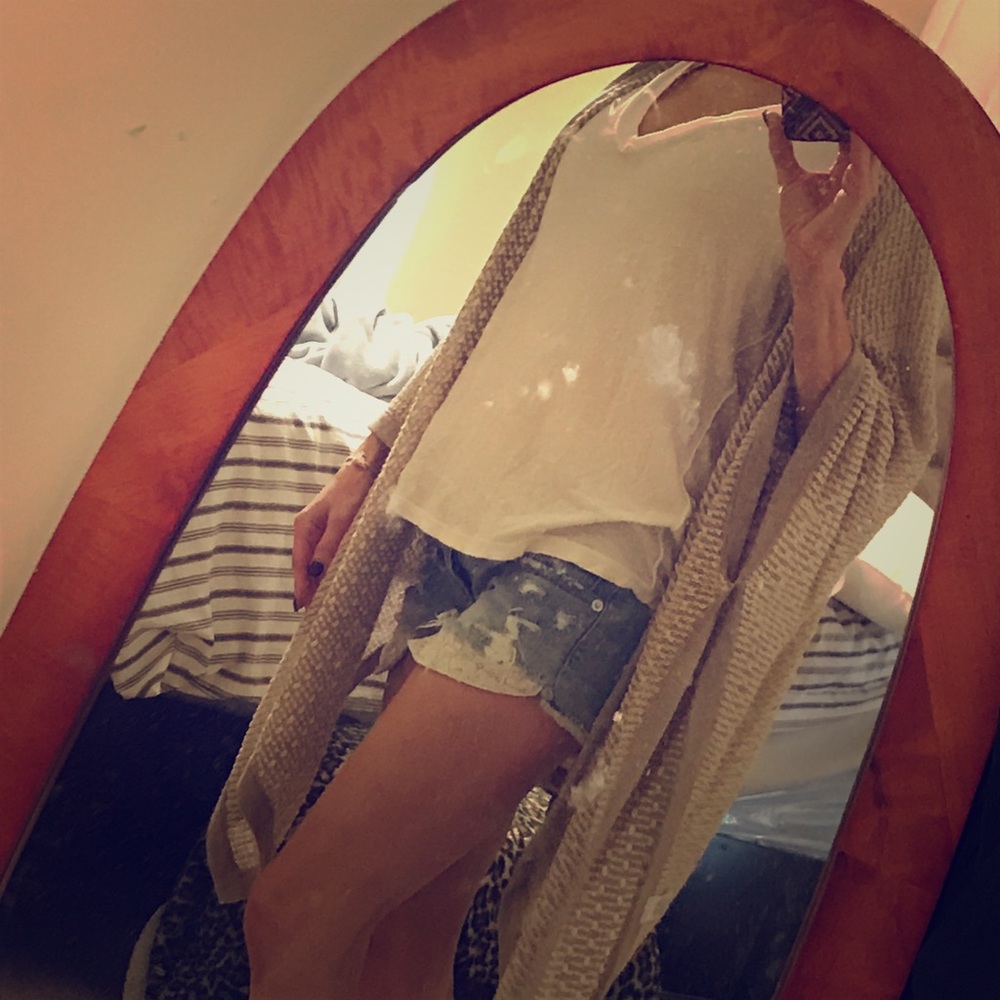 Brandy Melville sweater tan OS