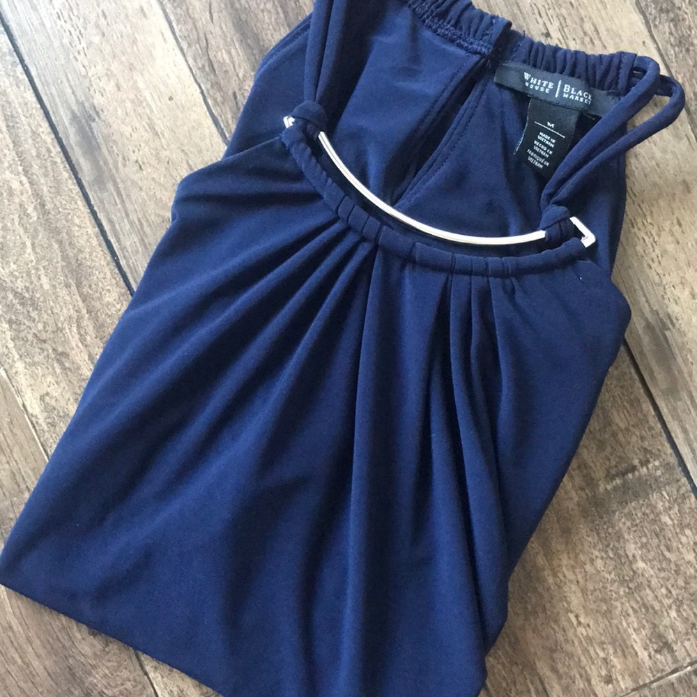 💢FLASH SALE💢White House Black Market Navy Tank