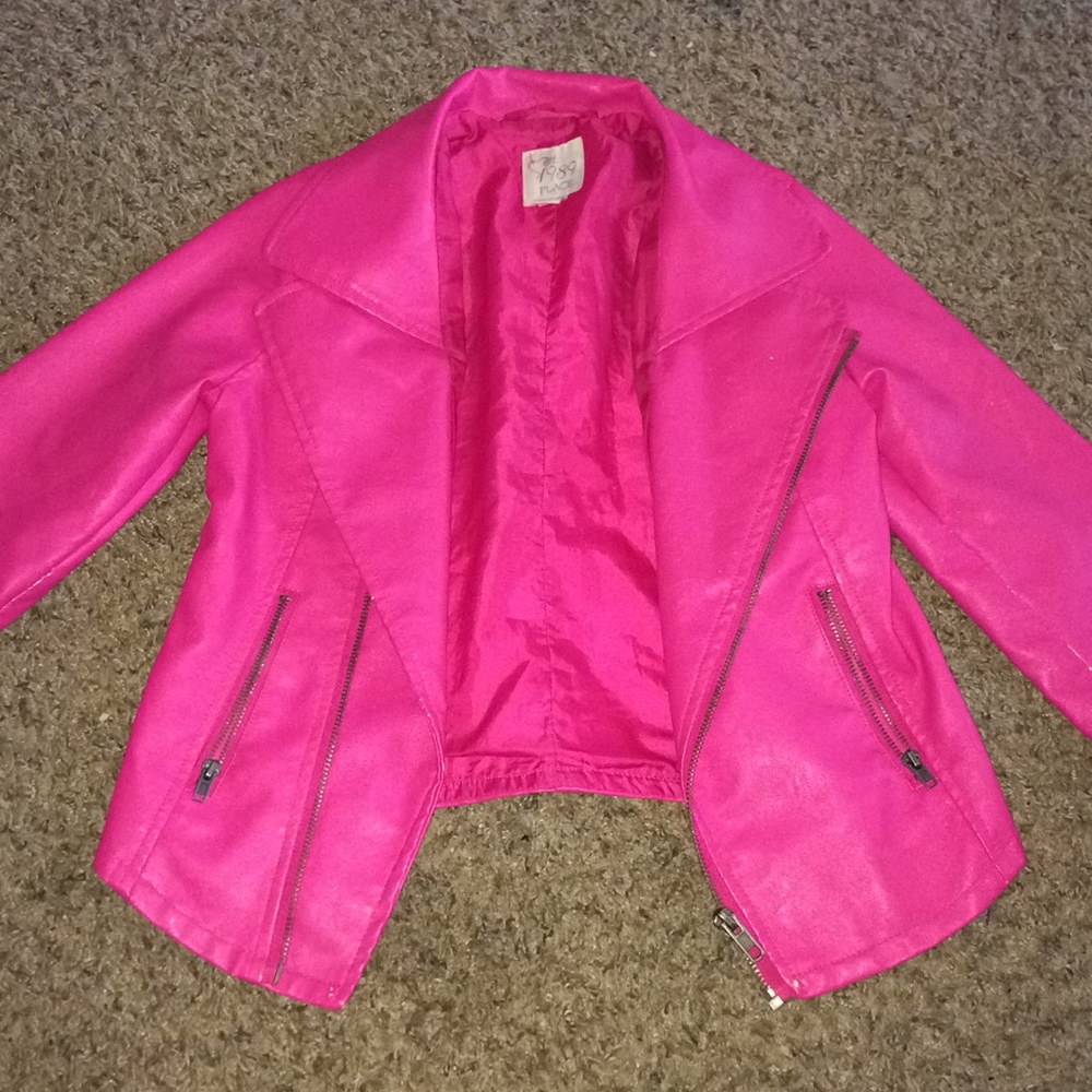 pink girls sz 7/8 jacket The Children's Place